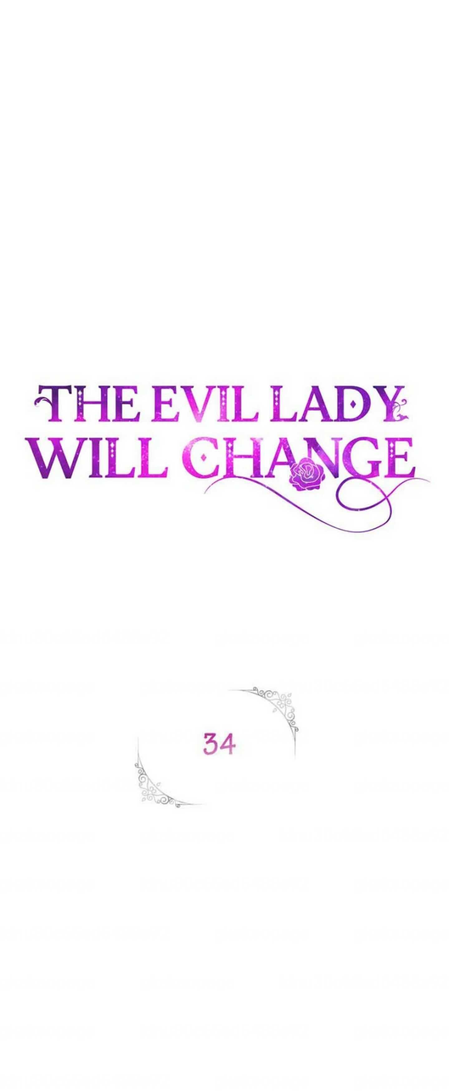 The Evil Lady Will Change (Official)-Chapter 34